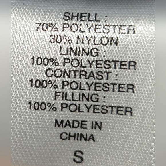 New York & Company Fitted Quilted Black Vest Gold Zipper Sz Sm - Picture 6 of 6